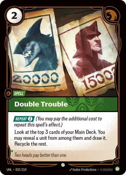 Image for Double Trouble [032/219] - Riftbound: League of Legends Trading Card Game