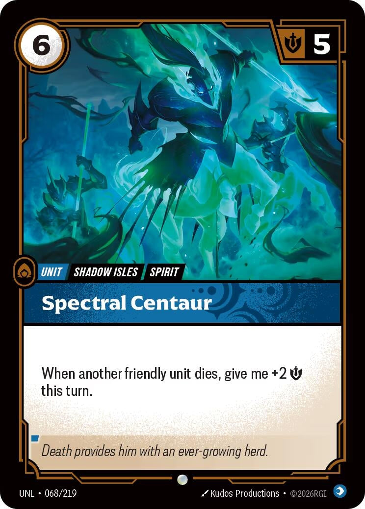 Image for Spectral Centaur [068/219] - Riftbound: League of Legends Trading Card Game