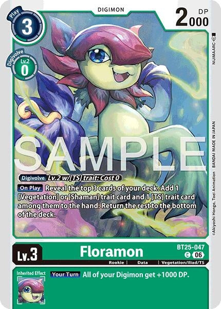 Image for Floramon [BT25-047 C] - Digimon Card Game