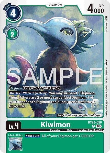 Image for Kiwimon [BT25-050 C] - Digimon Card Game