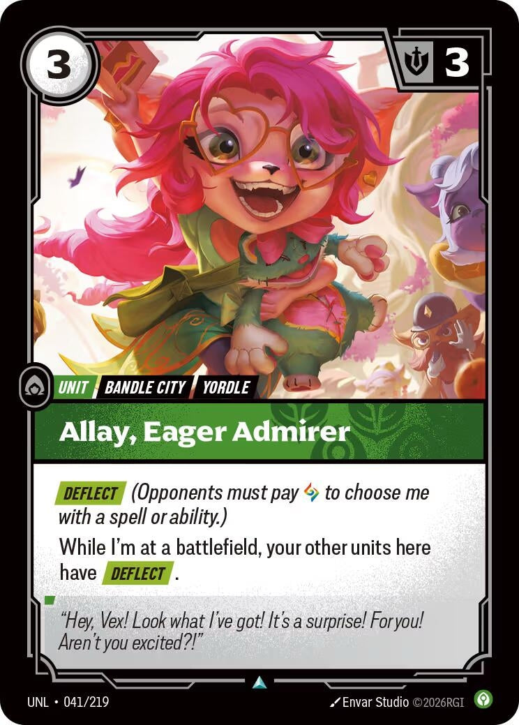 Image for Allay, Eager Admirer [041/219] - Riftbound: League of Legends Trading Card Game