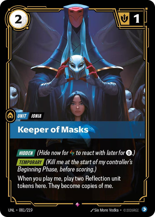 Image for Keeper of Masks [081/219] - Riftbound: League of Legends Trading Card Game