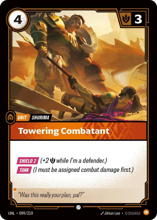 Image for Towering Combatant [099/219] - Riftbound: League of Legends Trading Card Game