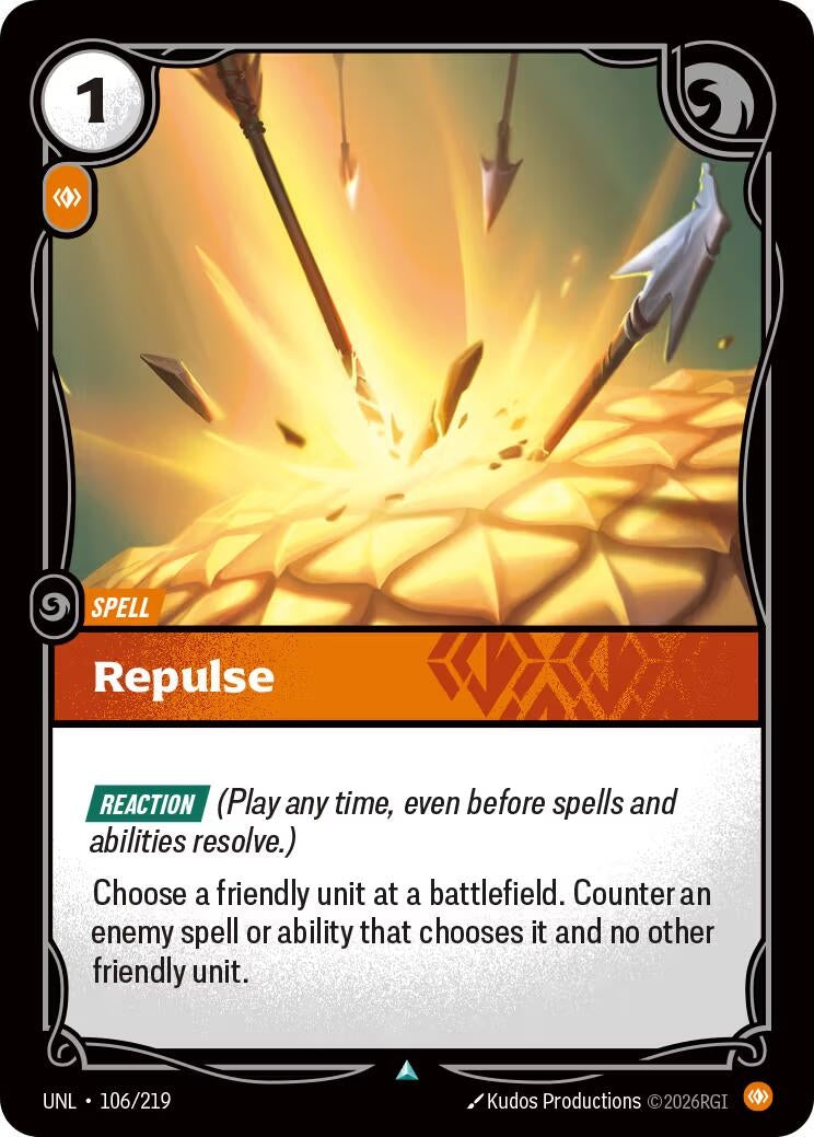 Image for Repulse [106/219] - Riftbound: League of Legends Trading Card Game