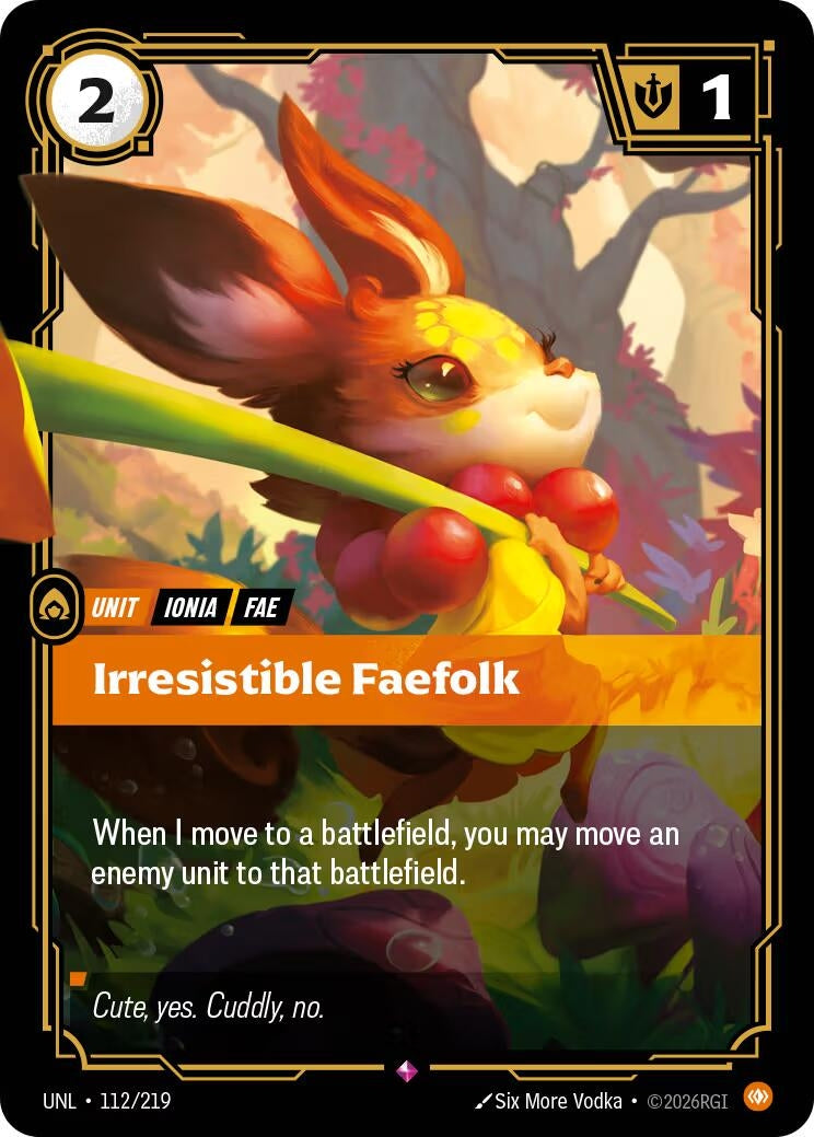 Image for Irresistible Faefolk [112/219] - Riftbound: League of Legends Trading Card Game