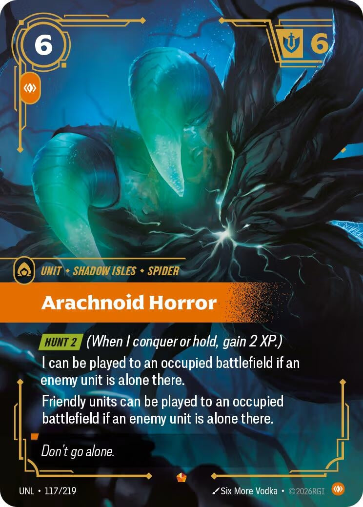 Image for Arachnoid Horror [117/219] - Riftbound: League of Legends Trading Card Game