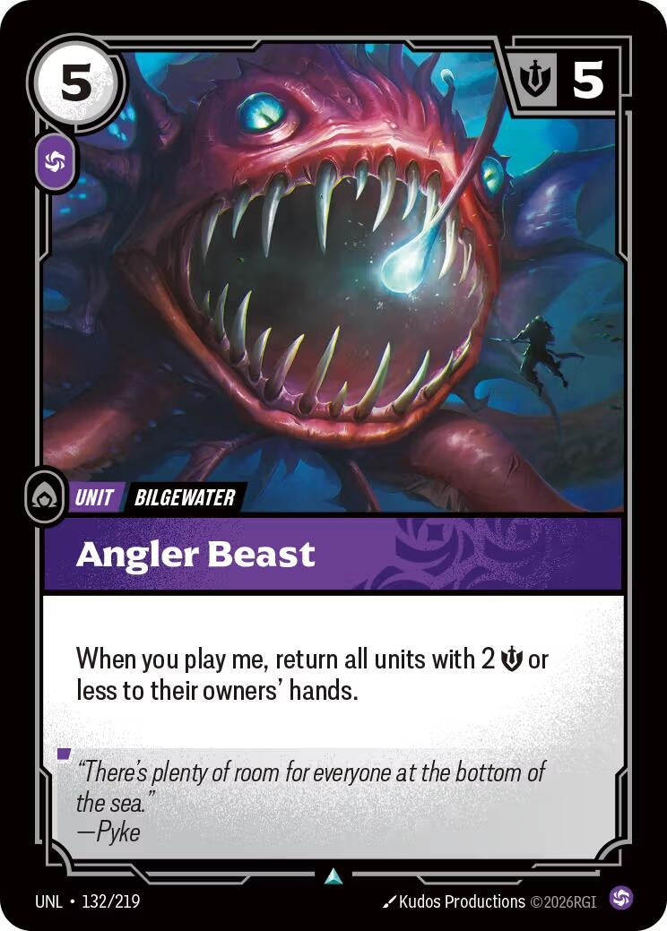 Image for Angler Beast [132/219] - Riftbound: League of Legends Trading Card Game