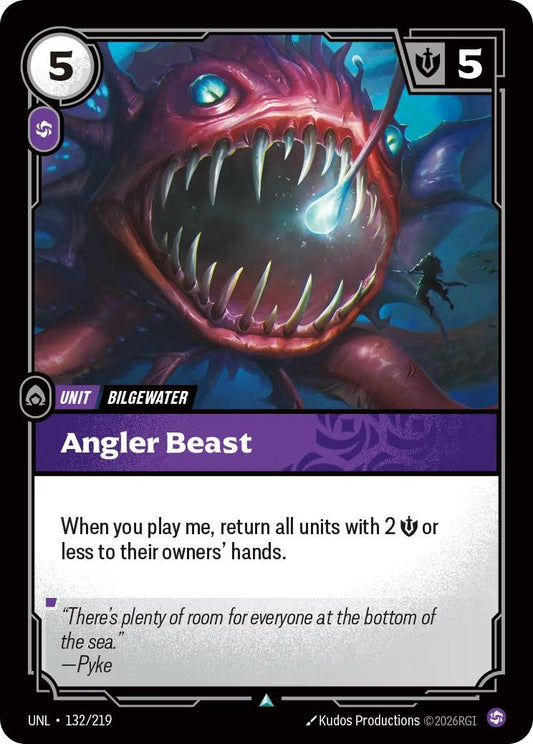 Image for Angler Beast [132/219] - Riftbound: League of Legends Trading Card Game