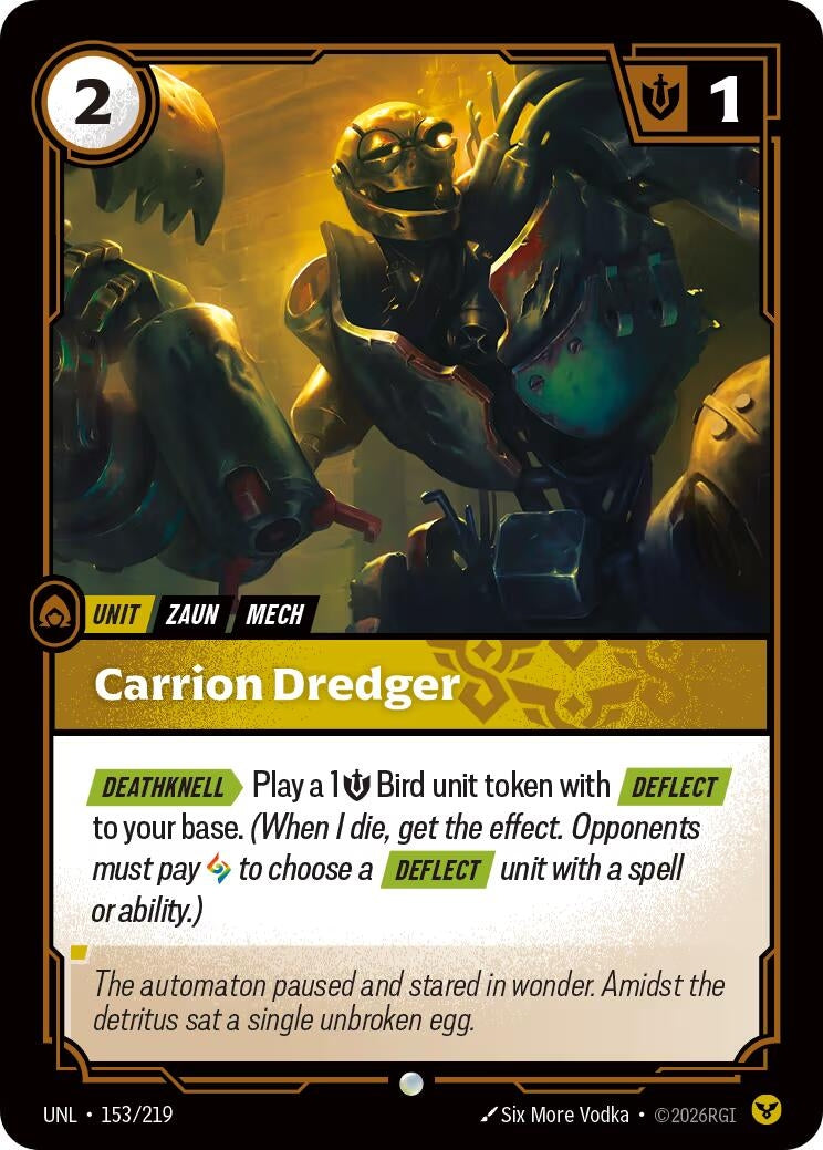 Image for Carrion Dredger [153/219] - Riftbound: League of Legends Trading Card Game