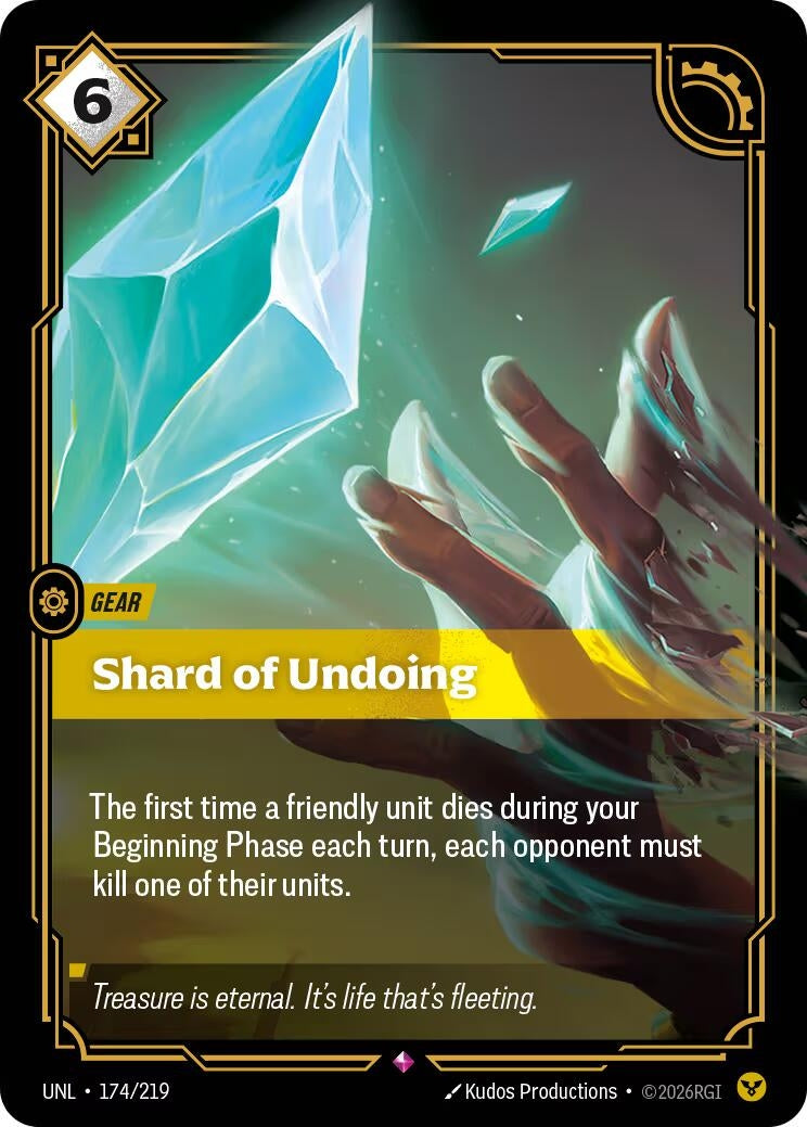Image for Shard of Undoing [174/219] - Riftbound: League of Legends Trading Card Game