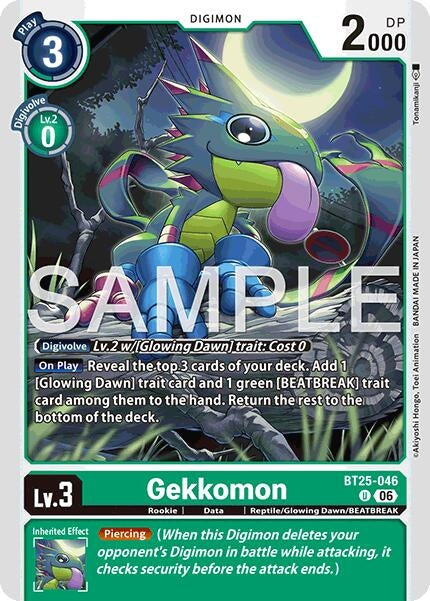 Image for Gekkomon [BT25-046 U] - Digimon Card Game