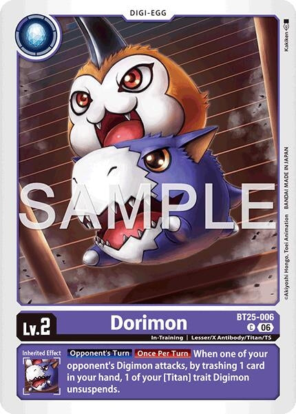 Image for Dorimon [BT25-006] - Digimon Card Game
