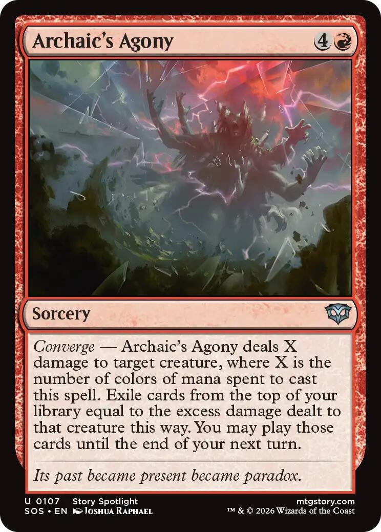 Image for Archaic's Agony [107] - Magic: The Gathering