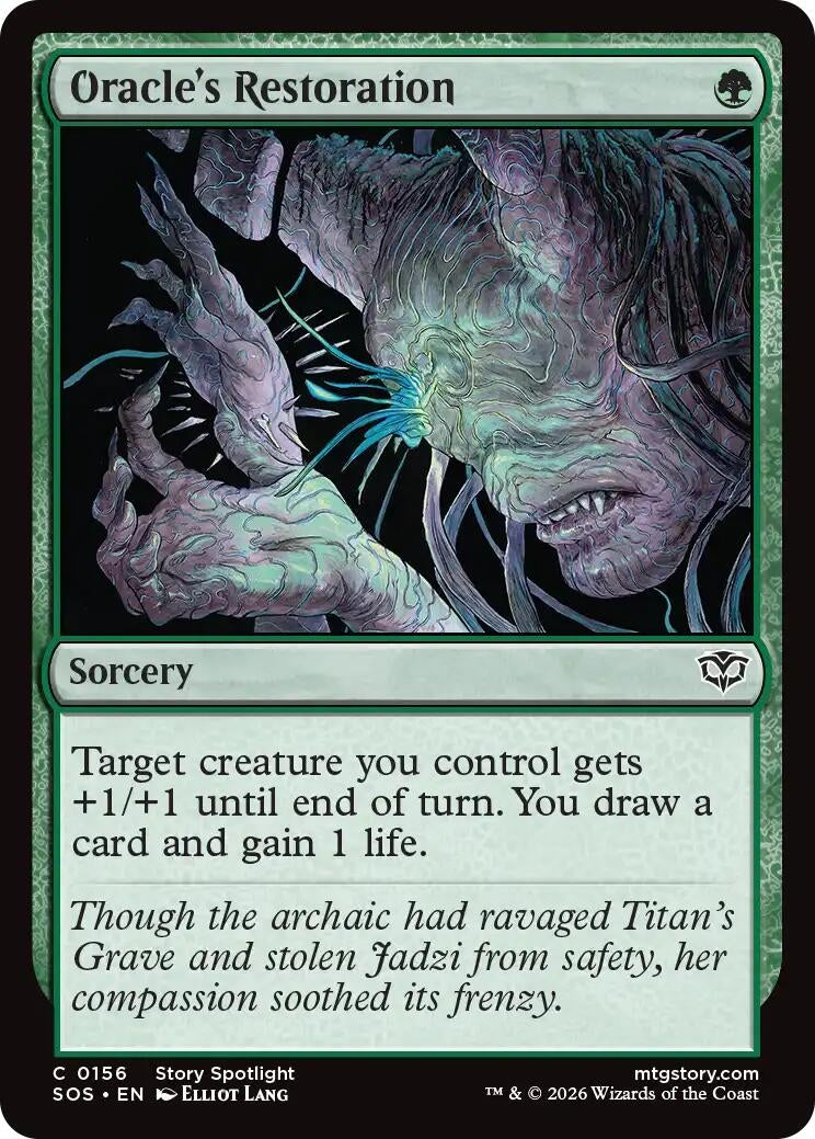 Image for Oracle's Restoration [156] - Magic: The Gathering