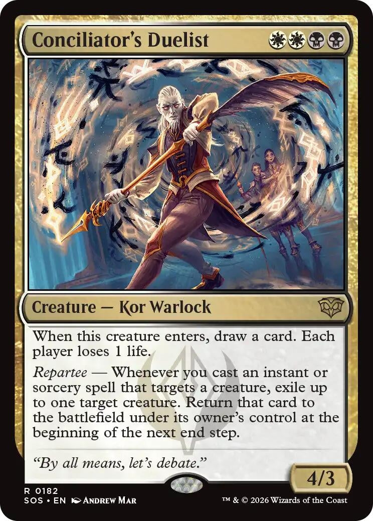 Image for Conciliator's Duelist [182] - Magic: The Gathering