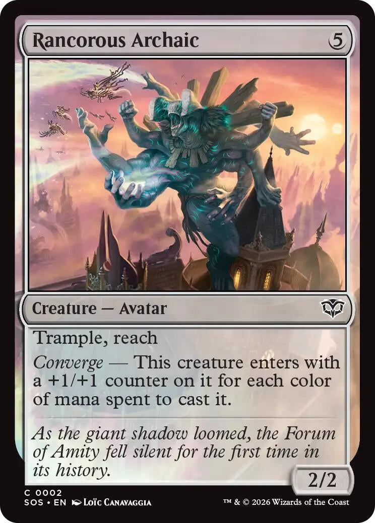Image for Rancorous Archaic [2] - Magic: The Gathering