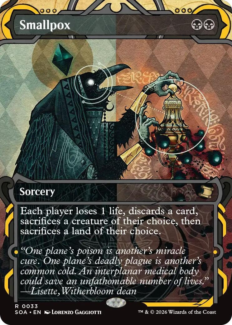Image for Smallpox [33] - Magic: The Gathering