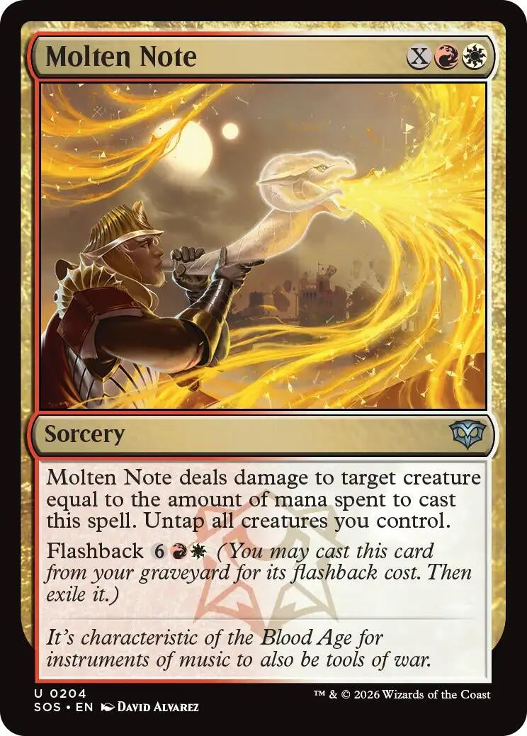 Image for Molten Note [204] - Magic: The Gathering