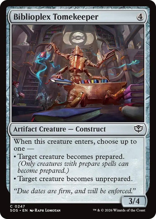 Image for Biblioplex Tomekeeper [247] - Magic: The Gathering