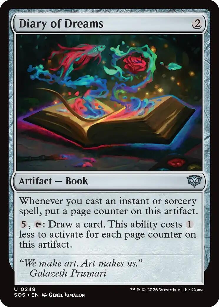 Image for Diary of Dreams [248] - Magic: The Gathering