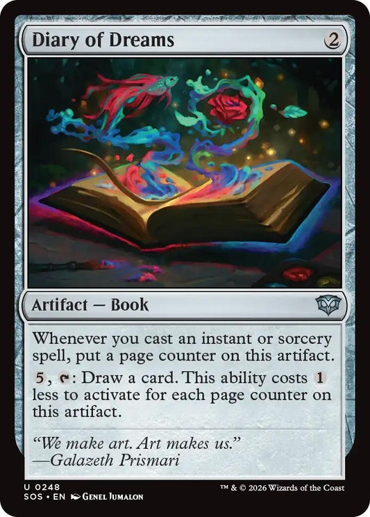 Image for Diary of Dreams [248] - Magic: The Gathering