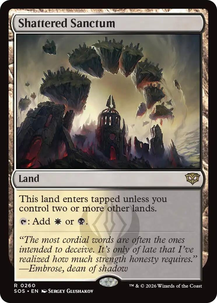Image for Shattered Sanctum [260] - Magic: The Gathering