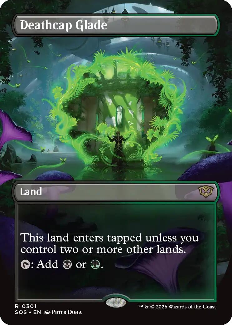 Image for Deathcap Glade (Borderless) [301] - Magic: The Gathering