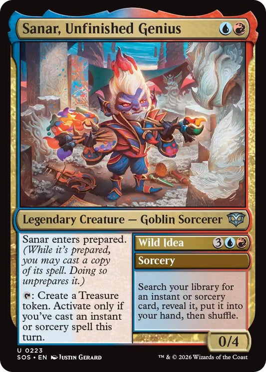 Image for Sanar, Unfinished Genius [223] - Magic: The Gathering