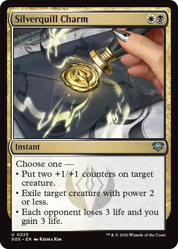 Image for Silverquill Charm [225] - Magic: The Gathering