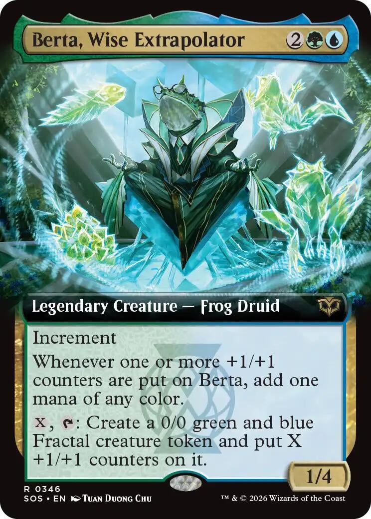 Image for Berta, Wise Extrapolator (Extended Art) [346] - Magic: The Gathering