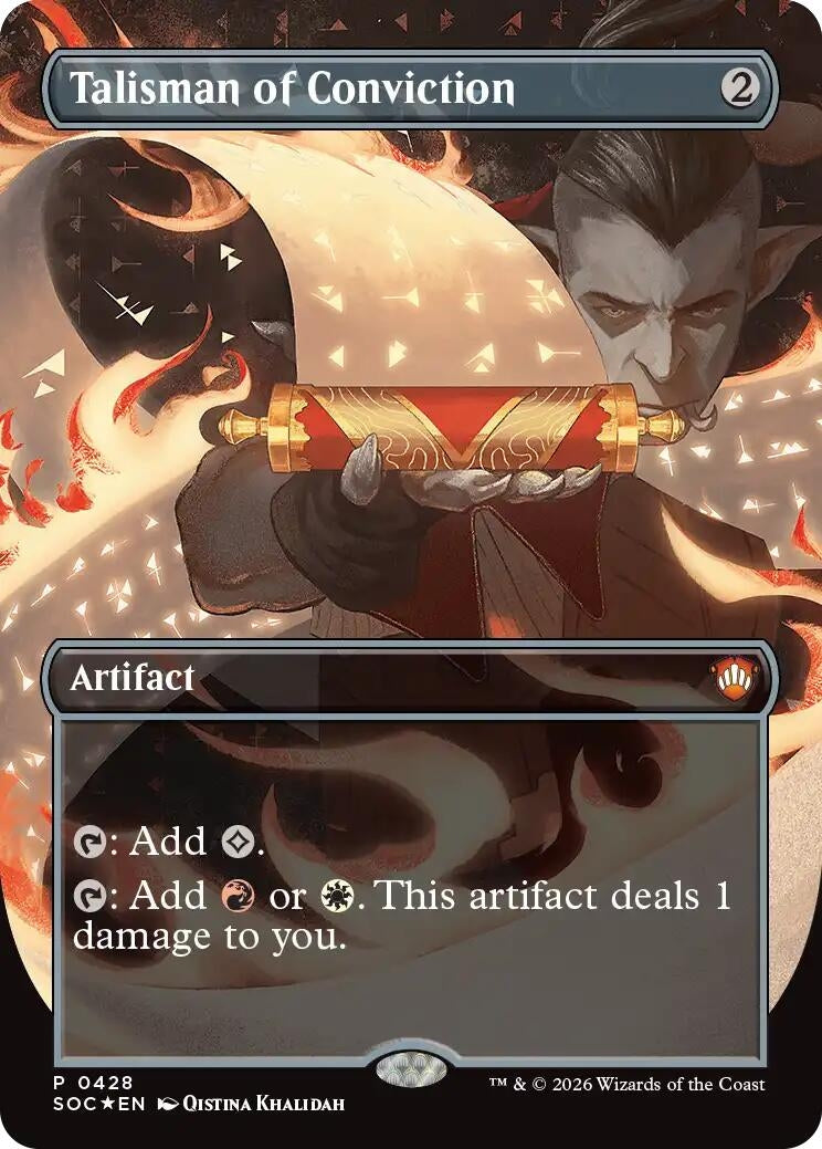 Image for Talisman of Conviction (Borderless) [428] - Magic: The Gathering