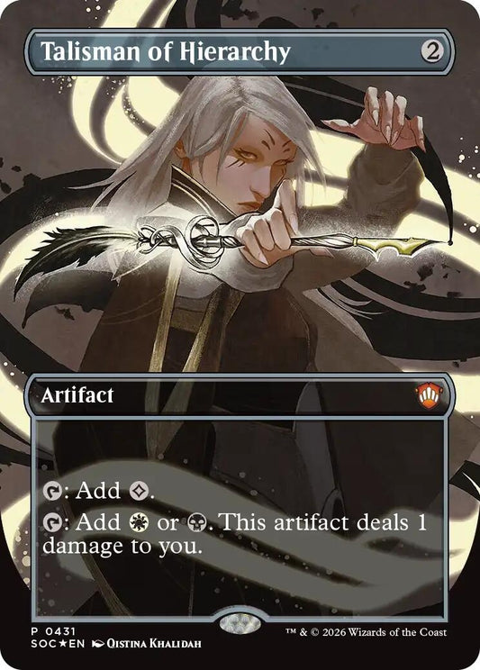 Image for Talisman of Hierarchy (Borderless) [431] - Magic: The Gathering