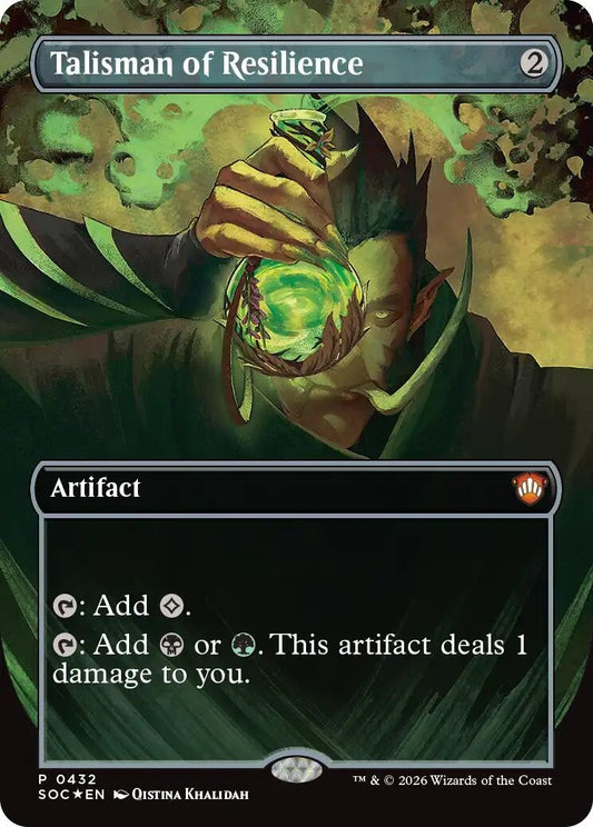 Image for Talisman of Resilience (Borderless) [432] - Magic: The Gathering