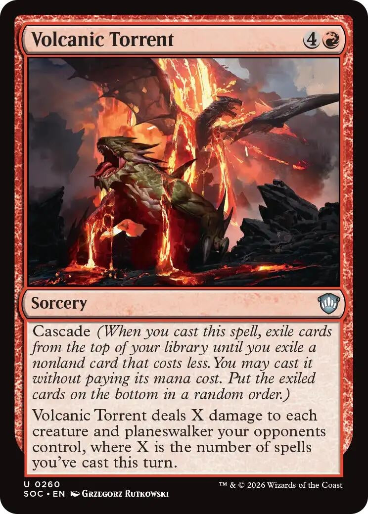 Image for Volcanic Torrent [260] - Magic: The Gathering