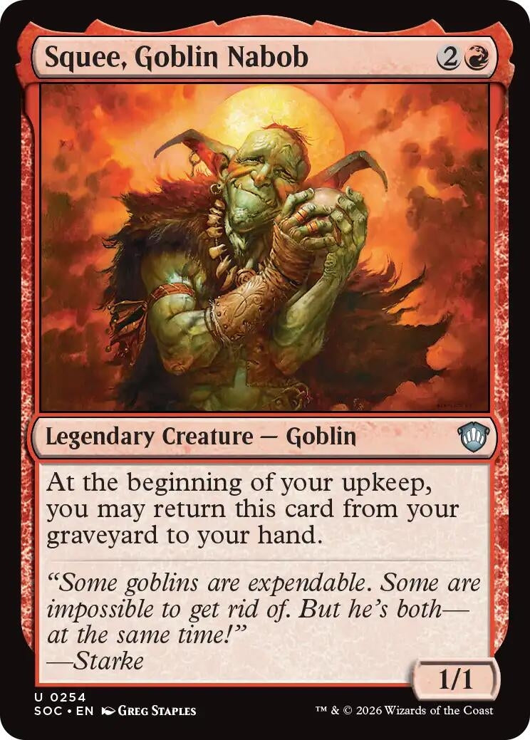 Image for Squee, Goblin Nabob [254] - Magic: The Gathering