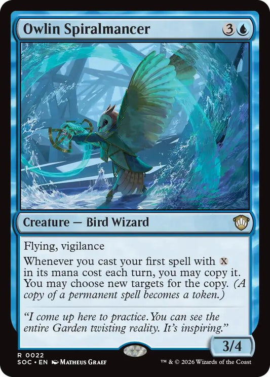Image for Owlin Spiralmancer [22] - Magic: The Gathering