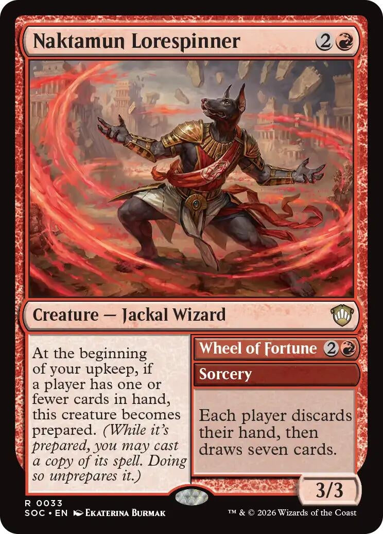 Image for Naktamun Lorespinner [33] - Magic: The Gathering