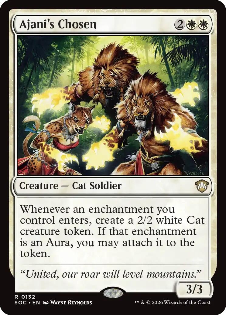 Image for Ajani's Chosen [132] - Magic: The Gathering