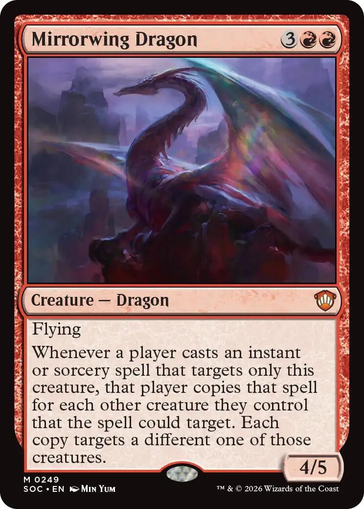 Image for Mirrorwing Dragon [249] - Magic: The Gathering