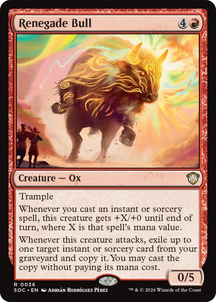 Image for Renegade Bull [36] - Magic: The Gathering