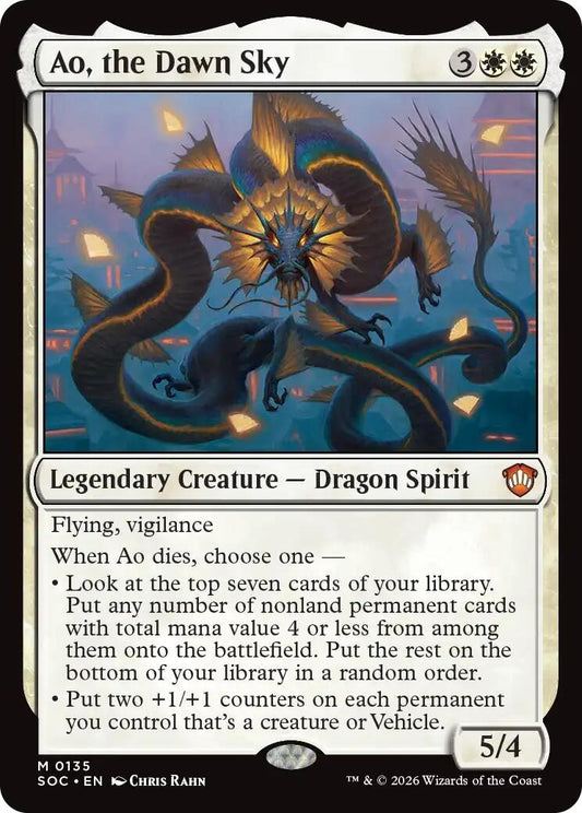 Image for Ao, the Dawn Sky [135] - Magic: The Gathering