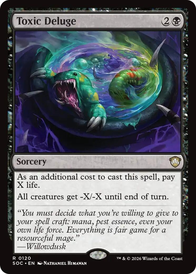 Image for Toxic Deluge [120] - Magic: The Gathering