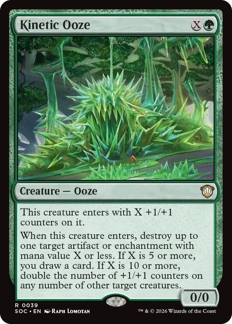 Image for Kinetic Ooze [39] - Magic: The Gathering