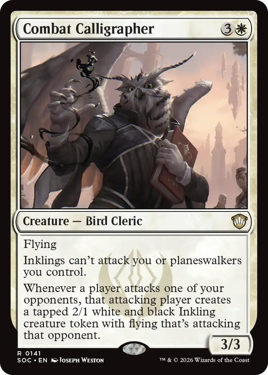 Image for Combat Calligrapher [141] - Magic: The Gathering