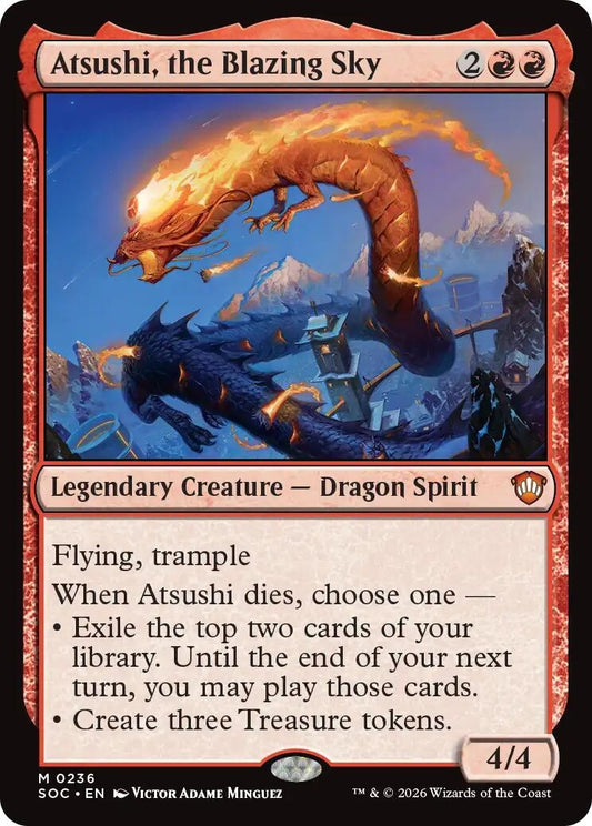 Image for Atsushi, the Blazing Sky [236] - Magic: The Gathering
