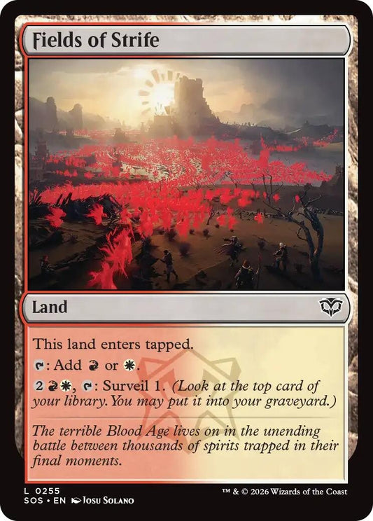 Image for Fields of Strife [255] - Magic: The Gathering