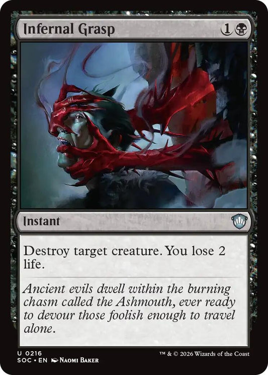Image for Infernal Grasp [216] - Magic: The Gathering