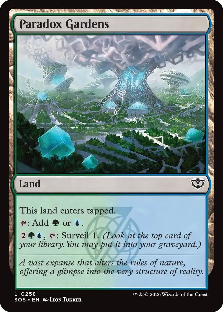 Image for Paradox Gardens [258] - Magic: The Gathering