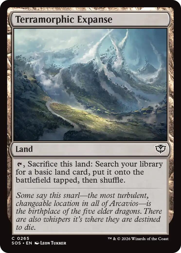 Image for Terramorphic Expanse [265] - Magic: The Gathering