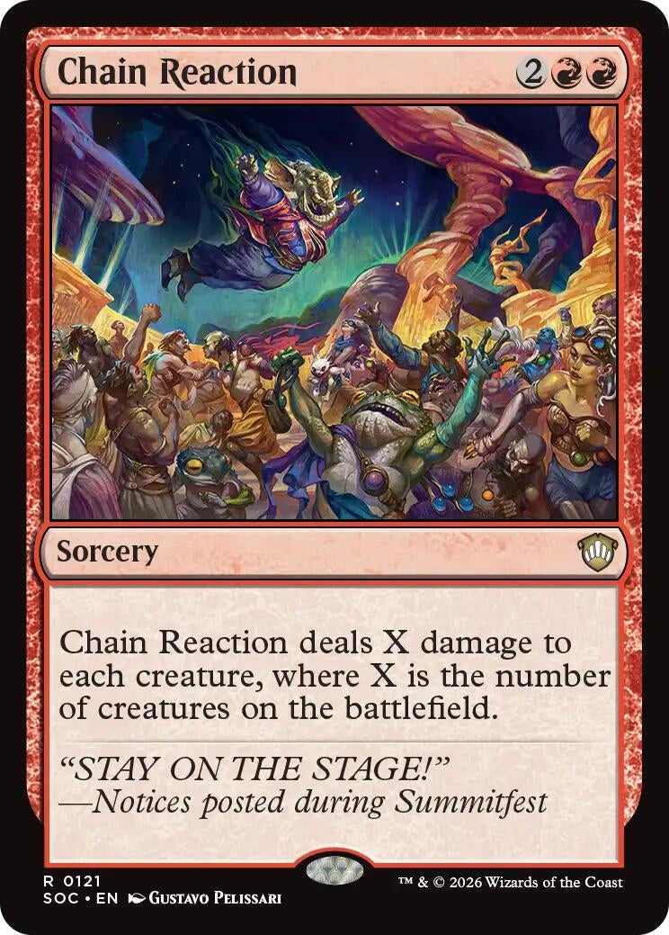 Image for Chain Reaction [121] - Magic: The Gathering